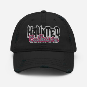 Haunted Cathouse Logo Distressed Dad Hat